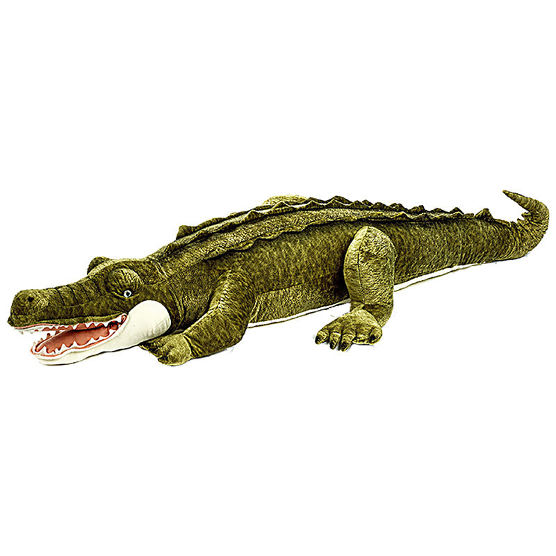 Giant African Crocodile Plush Toy | 65-inch Extra Long Stuffed