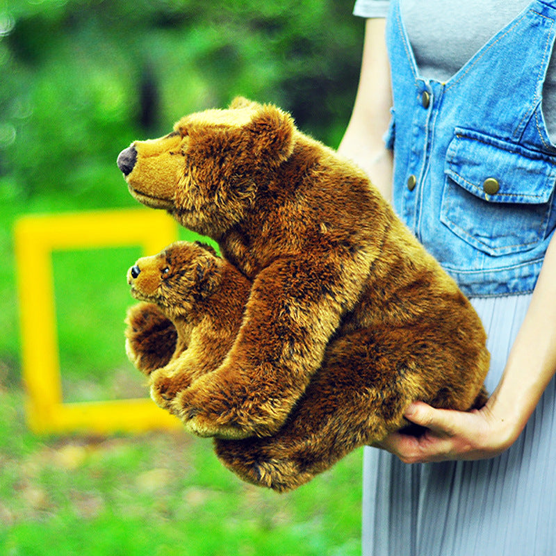 Bear Mother and Cub Plush Toy