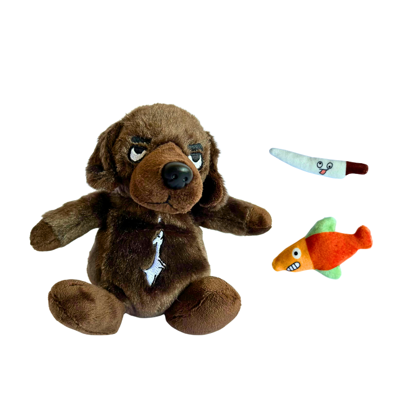 Dunkin The Knife Dog Bag Charm