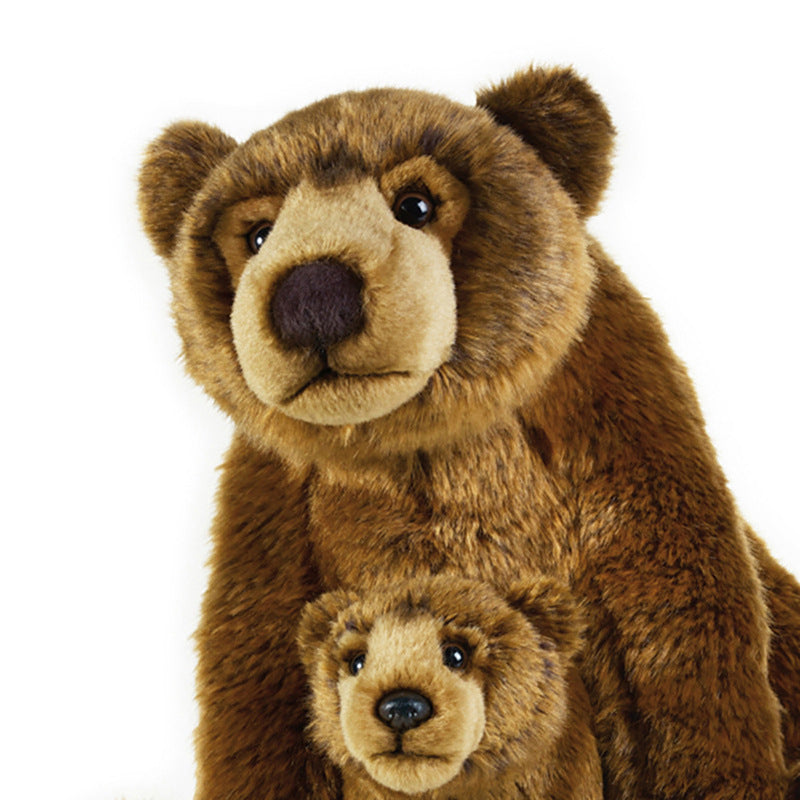 Bear Mother and Cub Plush Toy